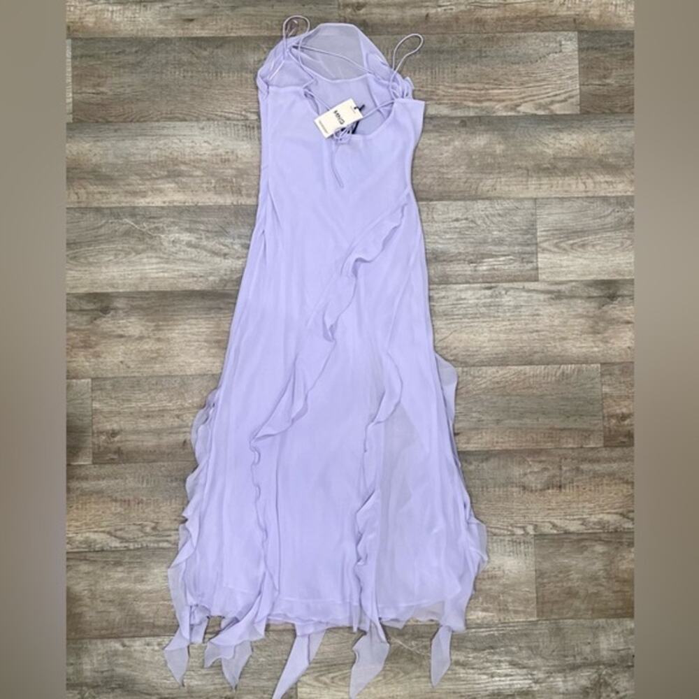 Mango Lavender Ruffle Maxi Dress - Picture 16 of 16